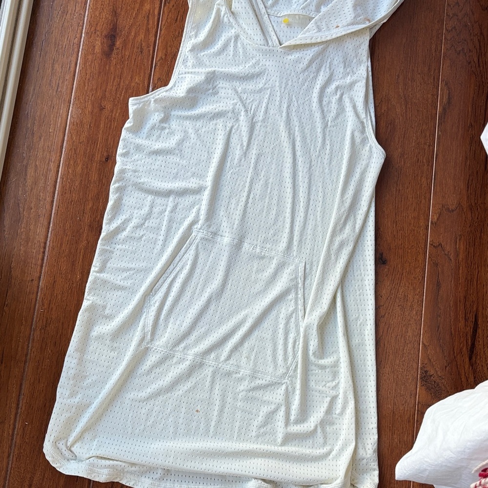 Zella Cream Hooded Dress